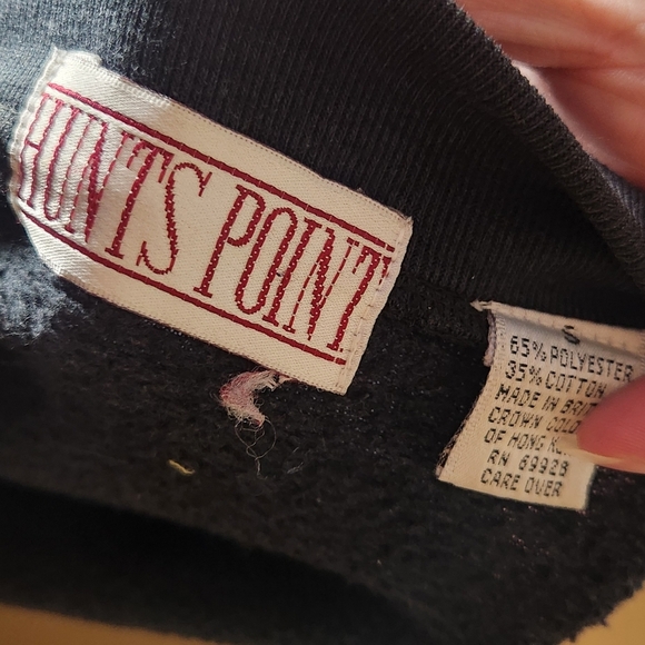 Hunts Point sweater cardigan gray button up size small pockets - Picture 4 of 4